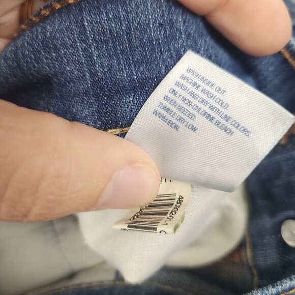 Womens Size 8 Regular Diva Old Navy Jeans Blue Bootcut Classic Mid Rise Stretch - Picture 10 of 12